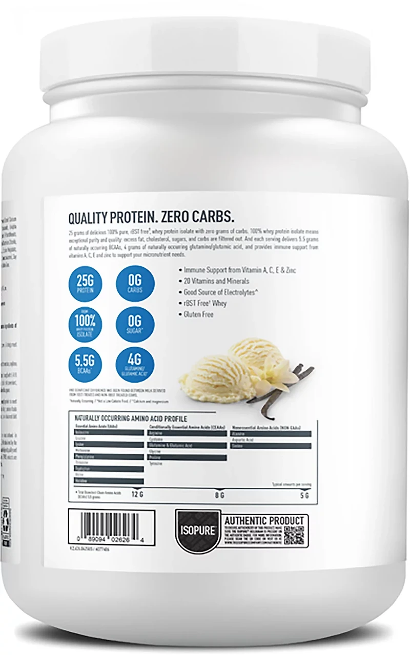 Isopure Zero Carb 1 lb. Protein