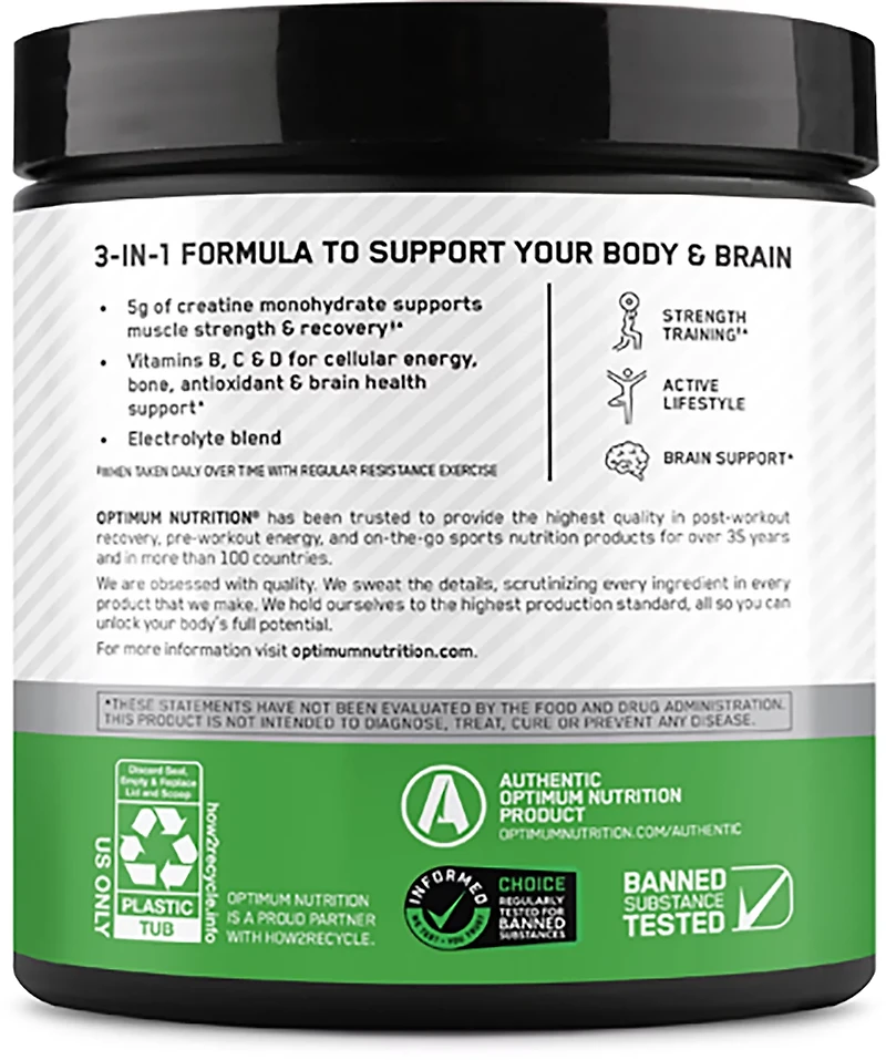 Optimum Nutrition Creatine Monohydrate Plus 40-Servings