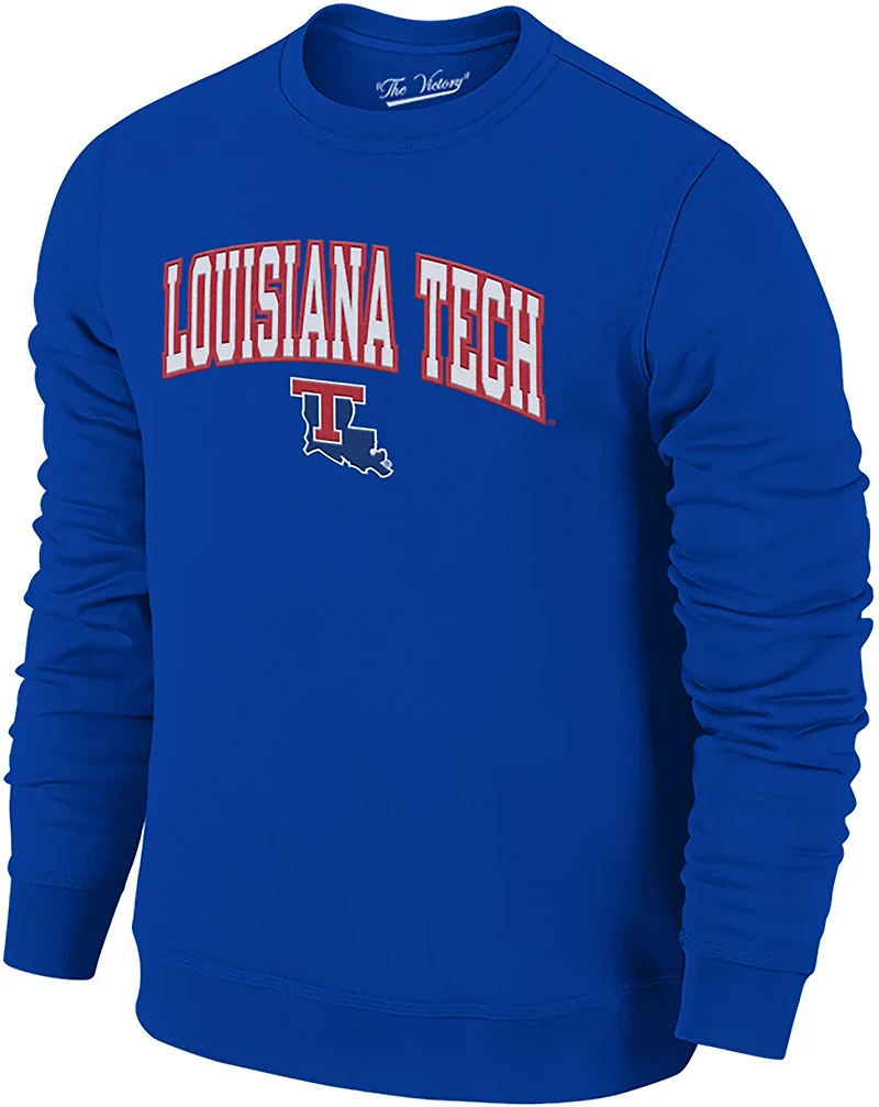 The Victory Men's Louisiana Tech Bulldogs School Arch Pullover Sweatshirt