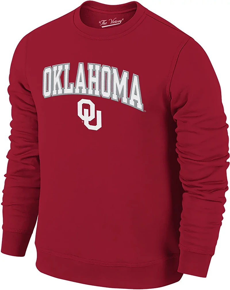 The Victory Men's Oklahoma Sooners School Arch Pullover Sweatshirt