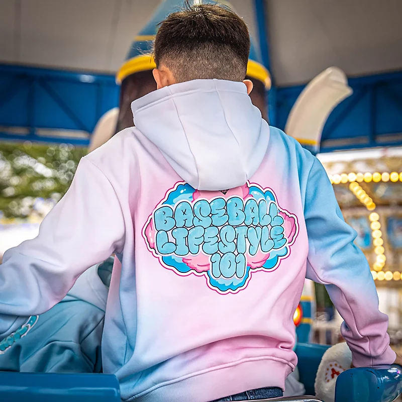 Baseball Lifestyle 101 Youths' Cotton Candy Hoodie