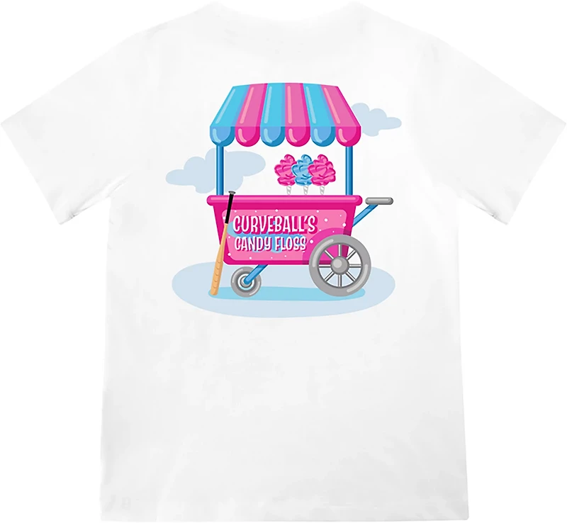 Baseball Lifestyle 101 Youths' Home Run Sugar Short Sleeve T-shirt