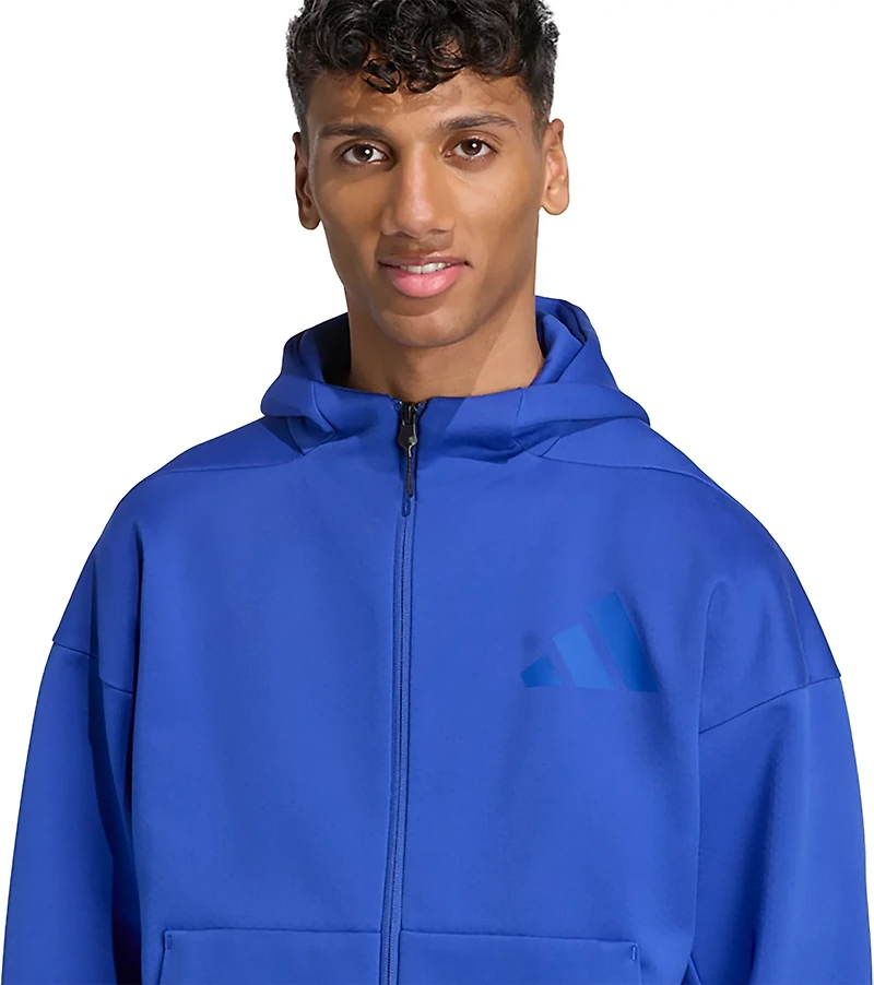 adidas Men's Z.N.E. Full Zip Hooded Sportswear Track Jacket