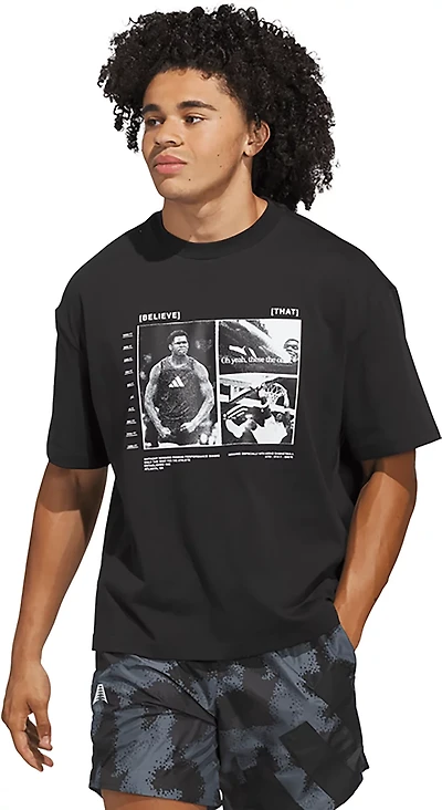 adidas Men's Anthony Edwards Designed For Training Basketball T-shirt