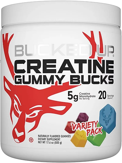 Bucked Up Creatine Gummies 100-Count