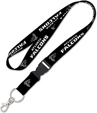 WinCraft Atlanta Falcons 1 in Blackout Lanyard with Detachable Buckle
