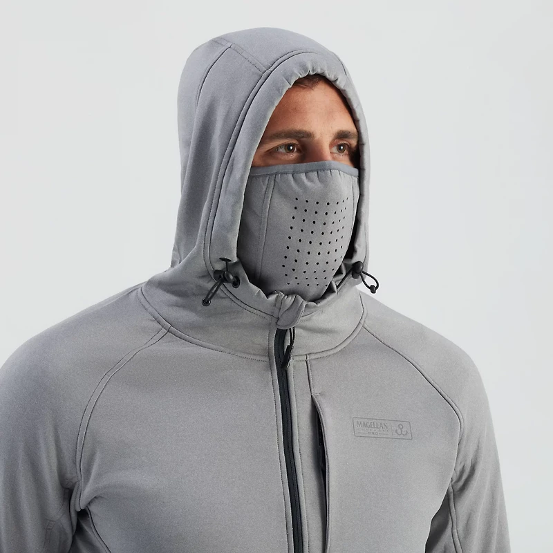 Magellan Outdoors Men's Pro Jacob Wheeler Angler Fleece Gaiter Hoodie
