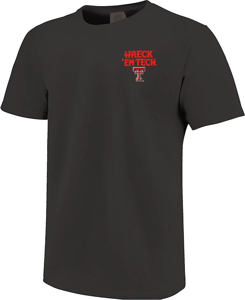 Image One Men's Texas Tech Stadium Sunset Rustic DS T-shirt