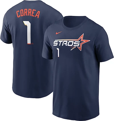 Nike Men's Astros Correa Fuse City Connect N&N T-shirt