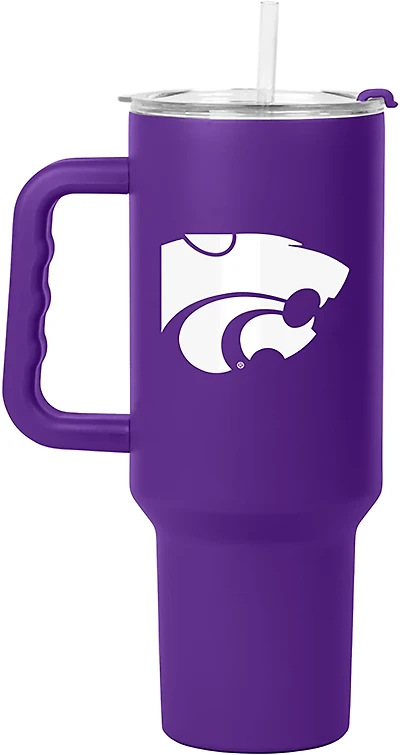Logo Brands Kansas State University 40 oz Flipside Powder Coat Tumbler
