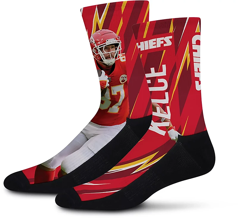 For Bare Feet Kansas City Chiefs Travis Kelce Big Energy Socks