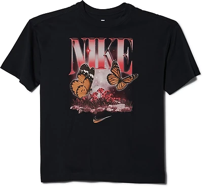 Nike Girls' Sportswear Butterfly Graphic T-shirt