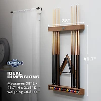 American Legend W-Billiard Wall Rack