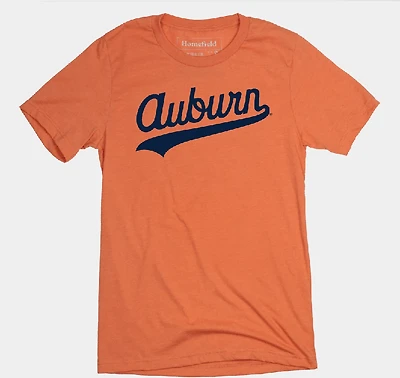 Homefield Men's Auburn University Baseball Script Graphic T-shirt