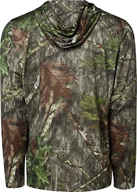 Magellan Outdoors Hunt Gear Men's Eagle Pass Tech Mesh Long Sleeve Hooded T-shirt