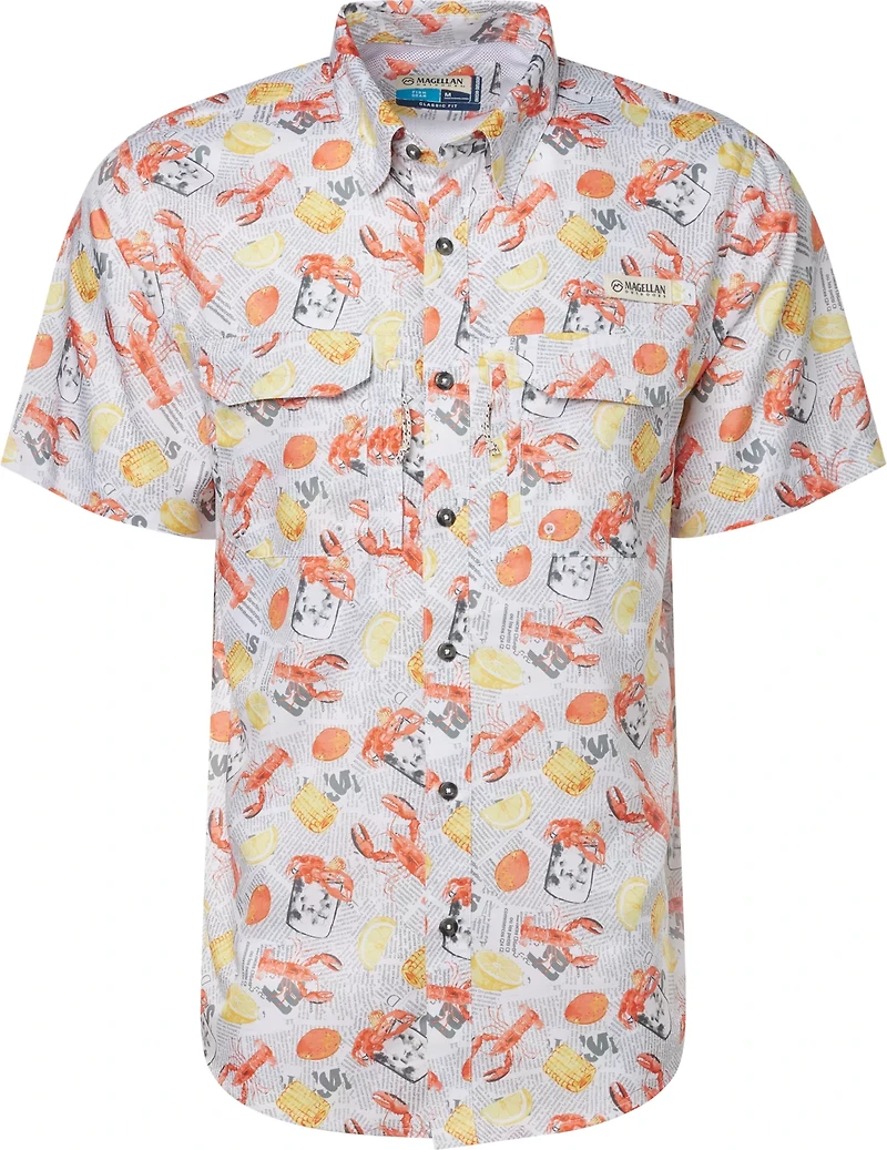 Magellan Outdoors Men's Local State Crawfish Short Sleeve Shirt