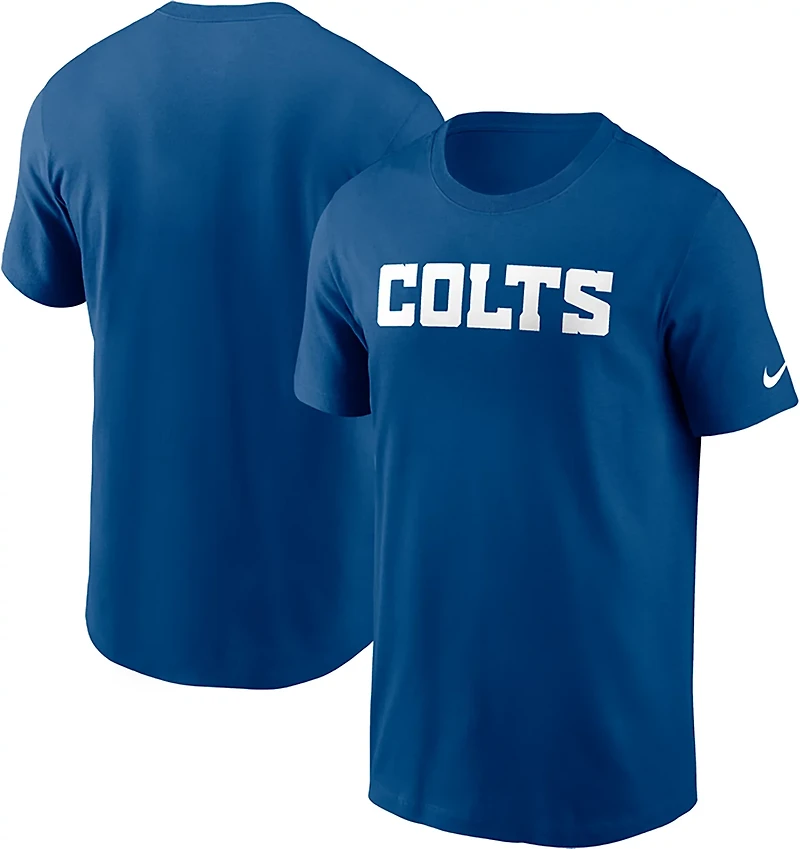 Nike Men's Colts Wordmark Essential T-shirt