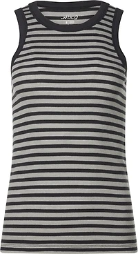 BCG Women's Sign Stripe High Neck Rib Tank