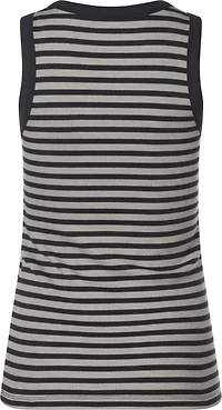 BCG Women's Sign Stripe High Neck Rib Tank