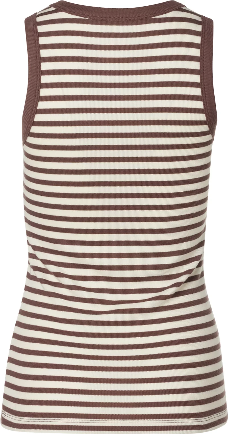 BCG Women's Sign Stripe High Neck Rib Tank
