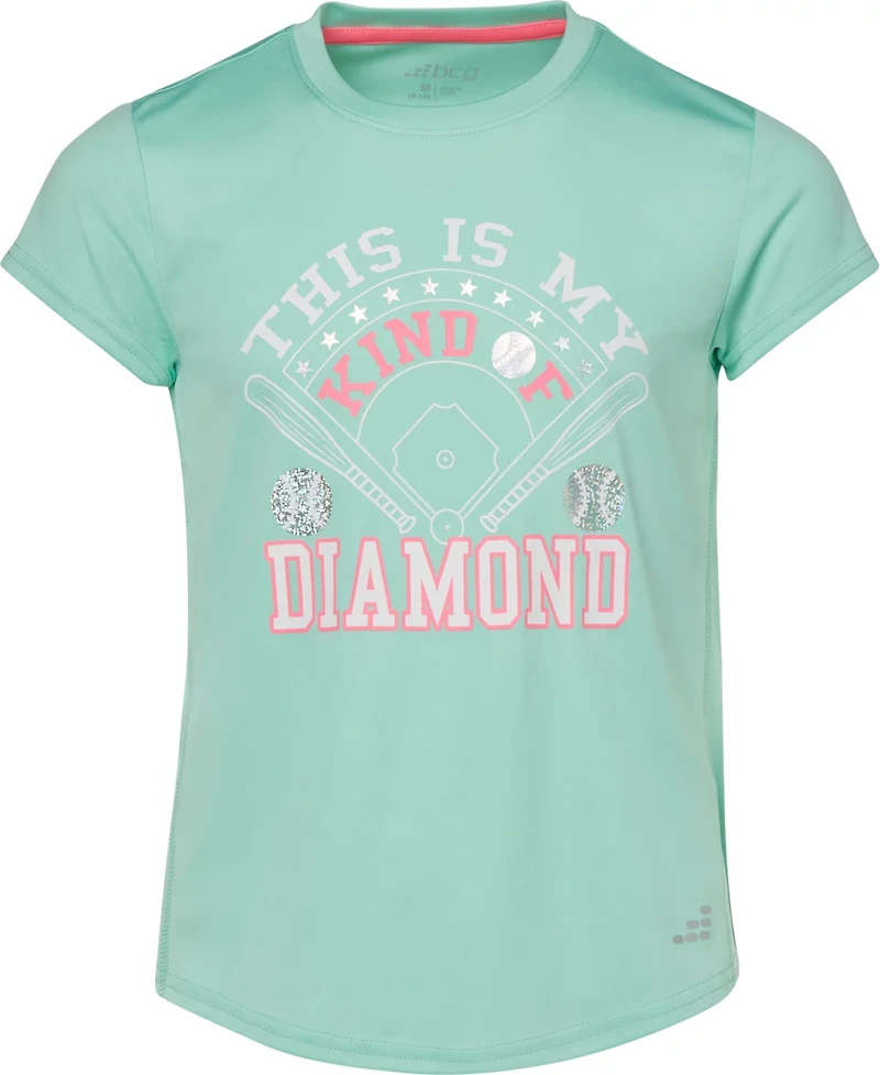 BCG Girls' Turbo GFX Short Sleeve T-shirt