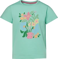 BCG Girls' Cotton GFX Short Sleeve T-Shirt