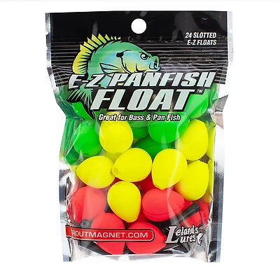 Leland’s Lures Assorted E-Z Panfish Float Kit 24-Pack