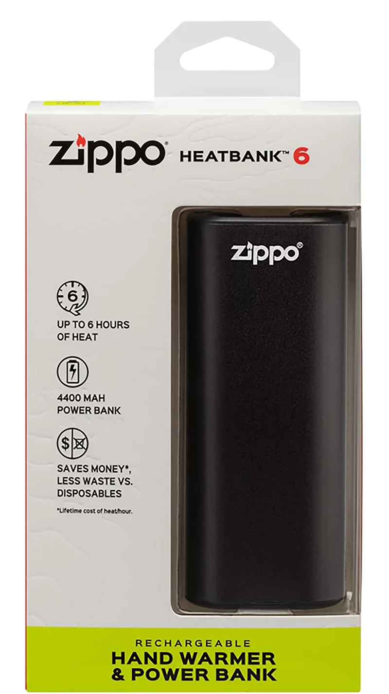 Zippo HeatBank 6 Rechargeable Hand Warmer