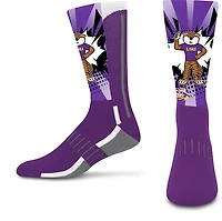 For Bare Feet Louisiana State University KA-POW! Mascot Socks