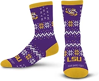 For Bare Feet Louisiana State University Team Sweater Socks