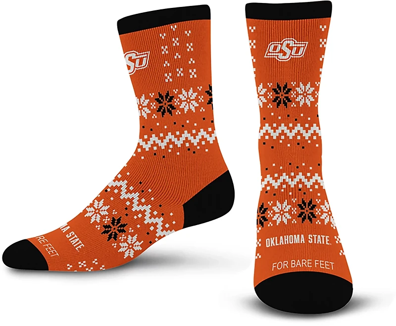 For Bare Feet Oklahoma State University Team Sweater Socks