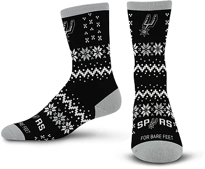For Bare Feet San Antonio Spurs Team Sweater Socks