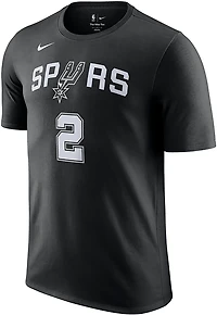 Nike Men's San Antonio Spurs Dylan Harper Essential Name and Number Short Sleeve T-shirt