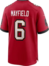 Nike Men's Tampa Bay Buccaneers Baker Mayfield Game Home Player Name and Number Jersey