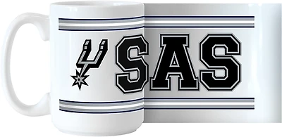 Logo Brands San Antonio Spurs Overtime 15 oz Stripe Sublimated Mug