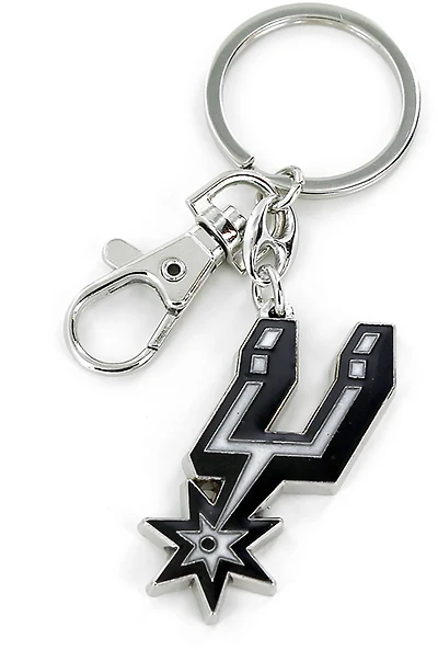 Aminco San Antonio Spurs Team Logo Heavyweight Keychain