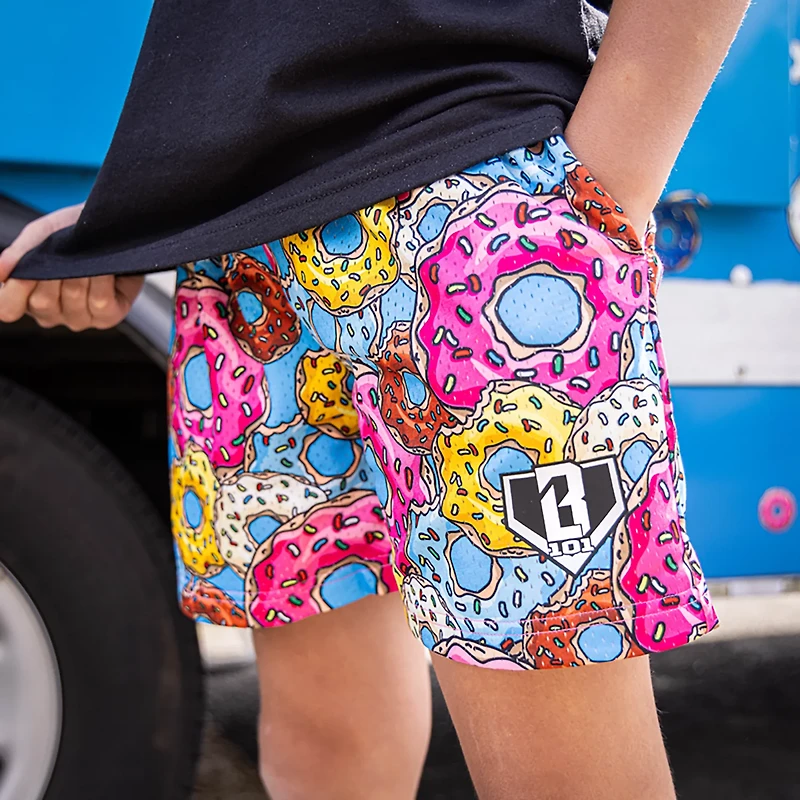 Baseball Lifestyle 101 Youth Donut Shorts 5