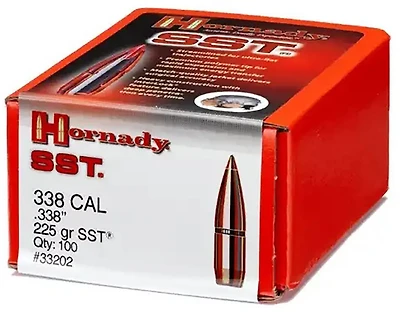 Hornady SST .338 225-Grain Bullets - 100 rounds