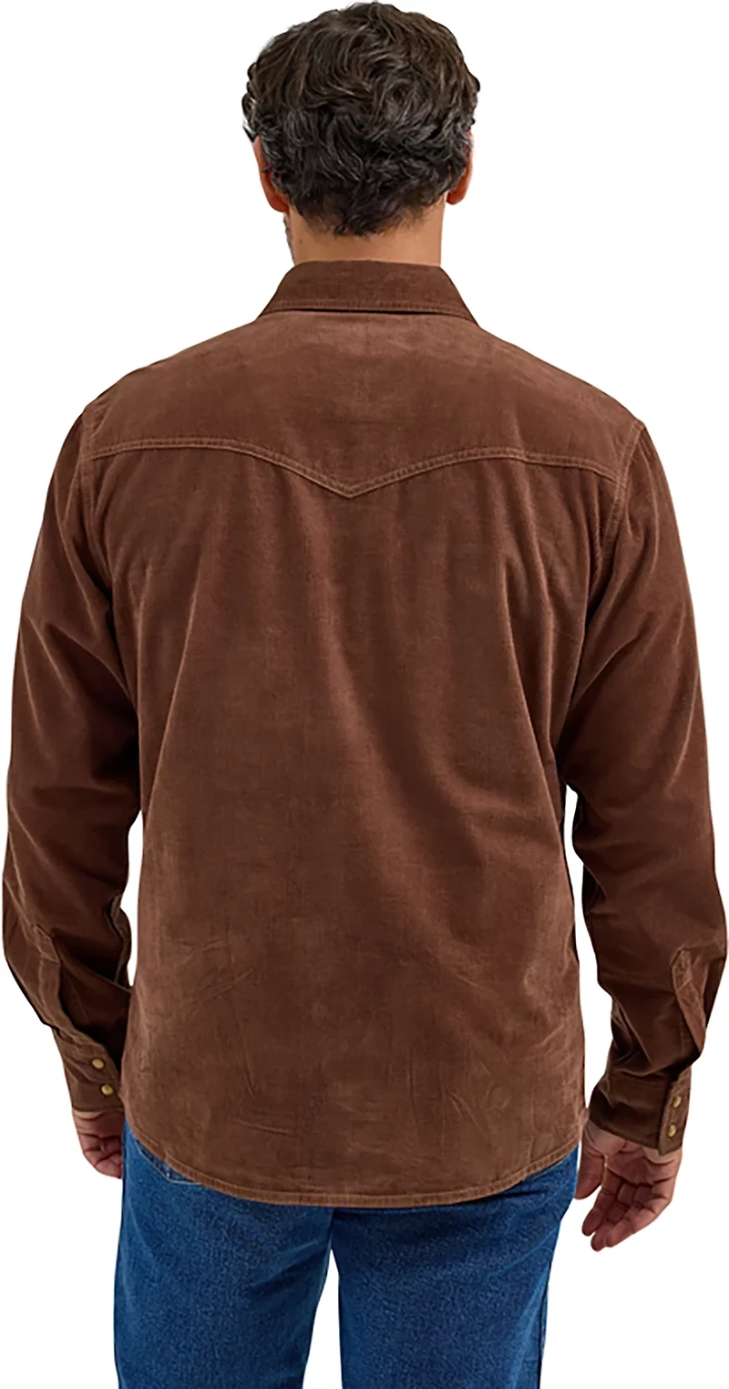 Wrangler Men's Retro® Premium Long Sleeve Modern Fit Western Snap Plaid Shirt