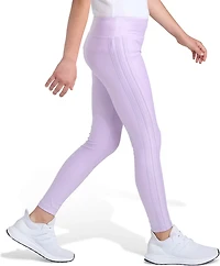 adidas Girls' 3-Stripes Glam Leggings