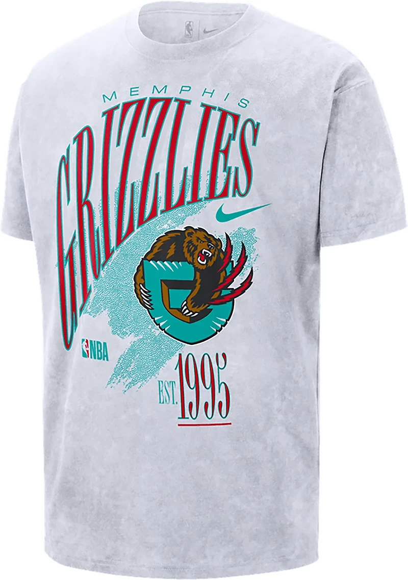 Nike Men's Memphis Grizzlies Hardwood Classic Ringer Short Sleeve T-shirt