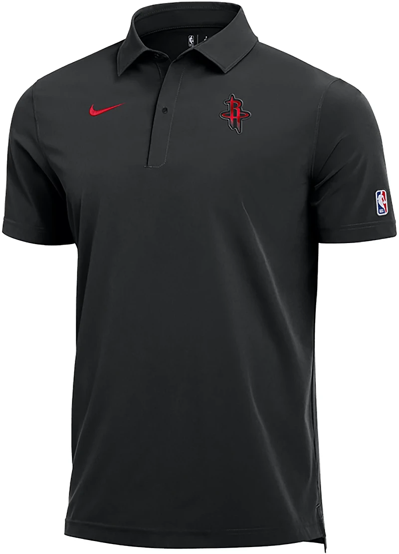 Nike Men's Houston Rockets Dry Fit Staff Short Sleeve Polo