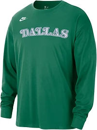 Nike Men's Dallas Mavericks Essential HWC Logo Long Sleeve T-shirt