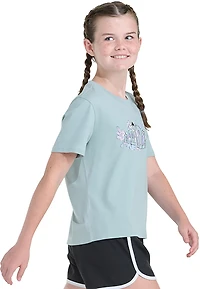 adidas Girls' Hand Drawn Adi Graphic T-shirt