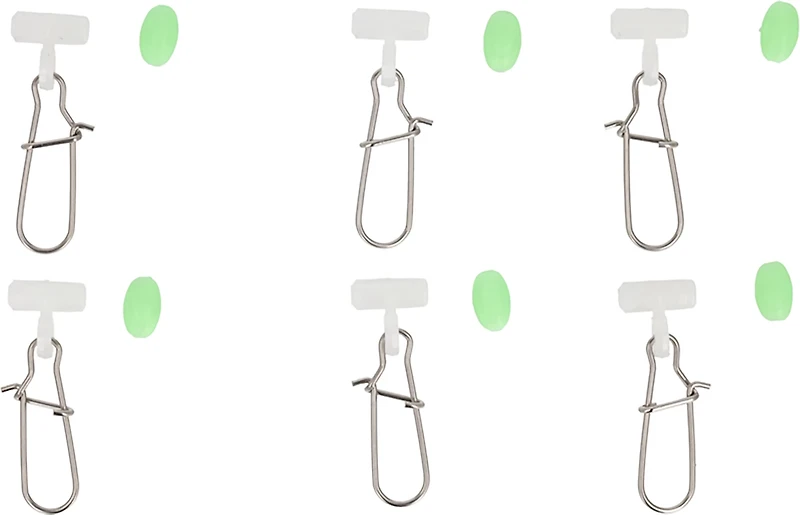 Eagle Claw Cat Claw Sinker Slides with Glow Beads 12-Pack