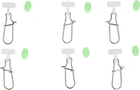 Eagle Claw Cat Claw Sinker Slides with Glow Beads 12-Pack