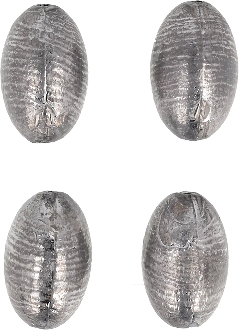 Eagle Claw Cat Claw 1 oz Egg Sinker Weights 4-Pack