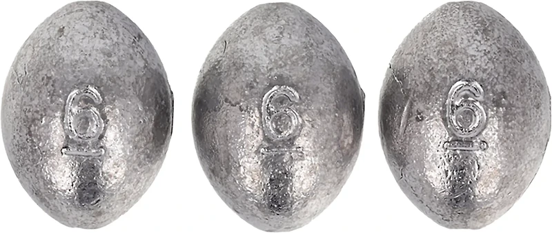 Eagle Claw Cat Claw 6 oz Egg Sinker Weights 3-Pack