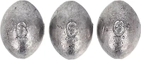 Eagle Claw Cat Claw 6 oz Egg Sinker Weights 3-Pack