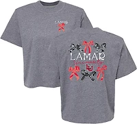 Image One Women's Lamar Delicate Bows Cropped Boxy DS T-shirt